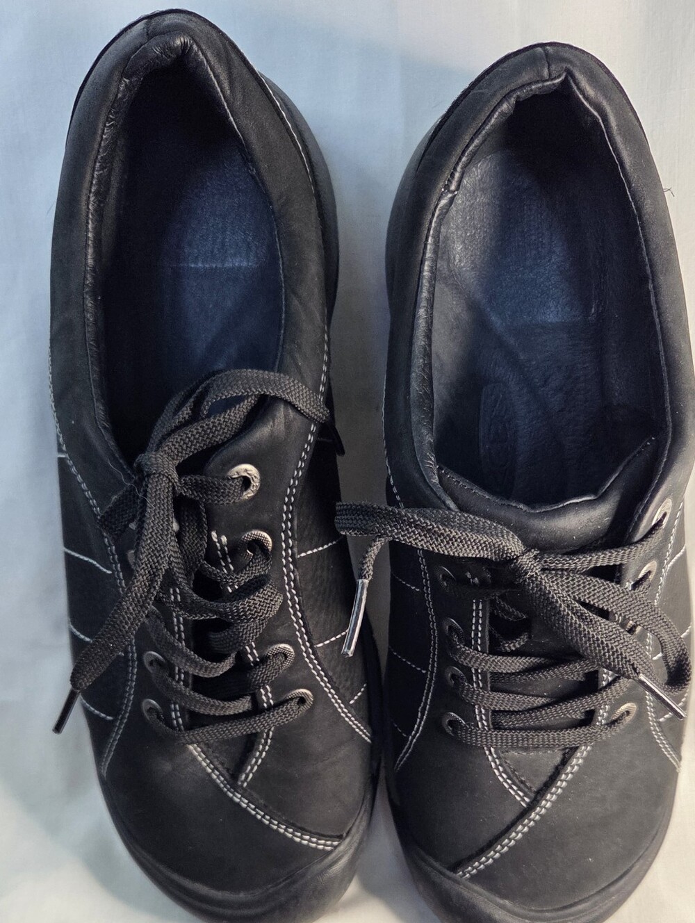 Keen Women's Presidio Black Leather Walking Shoe Classic Versatile Comfy Sz 10
